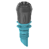 Microspruzzo gardena micro-drip-system 5pz nero/turchese