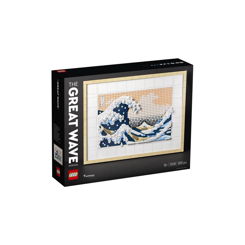 Set da costruzione lego 1810 pz. per adulti grande onda di hokusai