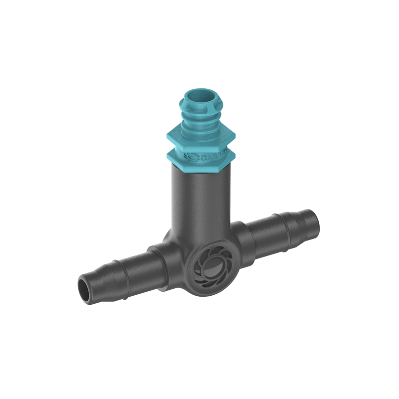 Gocciolatore gardena mds in linea regolabile 2 l/h nero/verde [13317-20]