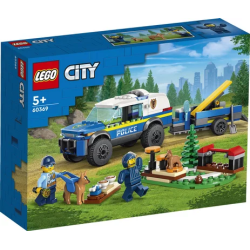 Gioco da costruzione lego city addestramento del cane poliziotto