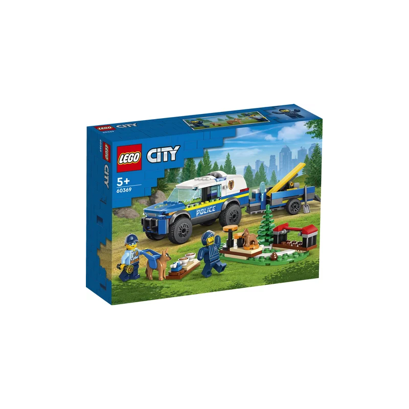 Gioco da costruzione lego city addestramento del cane poliziotto