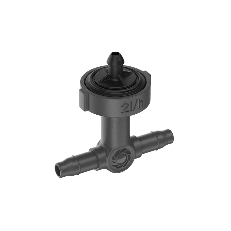 Gocciolatore gardena mds in linea autocompensante 2 l/h 10pz nero