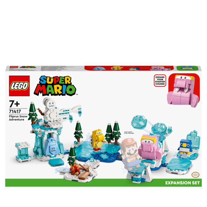 Gioco da costruzione lego super mario fliprus snow adventure 567pz