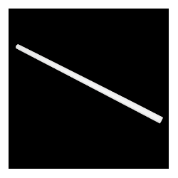 Tubo rigido barrow 16/12mm - 500mm bianco [ykw16-12]