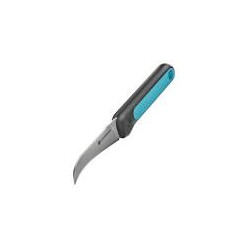 Coltello gardena veggiecut da raccolta in acciaio inox grigio/blue