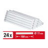 Stick colla a caldo einhell 24pz 11x150mm [49539355]