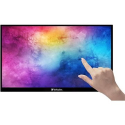 Monitor led 15.6'' verbatim pmt-15 touchscreen full hd