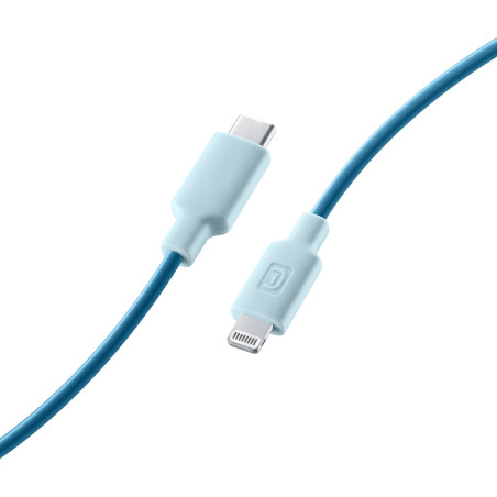 Cavo di ricarica cellularline stylecolore da usb-c a lightning