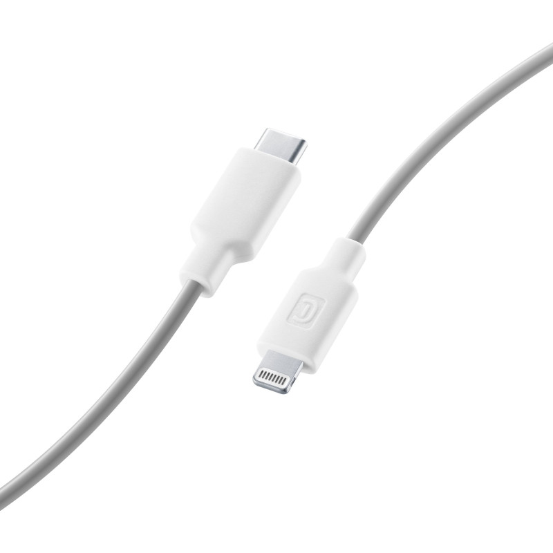 Cavo di ricarica cellularline stylecolore da usb-c a lightning