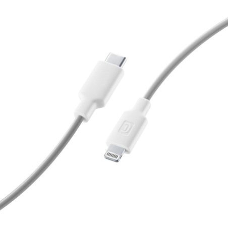 Cavo di ricarica cellularline stylecolore da usb-c a lightning