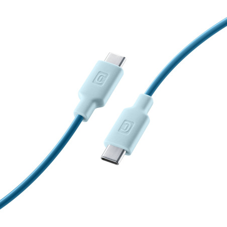 Cavo di ricarica cellularline stylecolore da usb-c a lightning