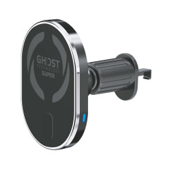 Supporto magnetico celly ghostsupermag da auto wireless nero [ghostsupermagch]