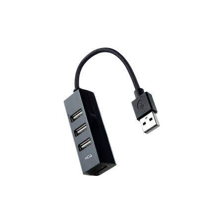 Hub usb nilox 3xusb2.0 4-porte nero [nxhubusbc11]