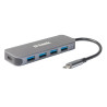Hub usb d-link dub-2340 usb-a/usb-c grigio [dub-2340]