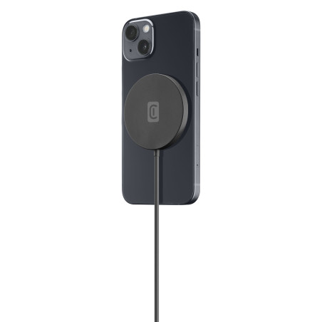 Caricabatterie wireless cellularline magsafe 18w/nero