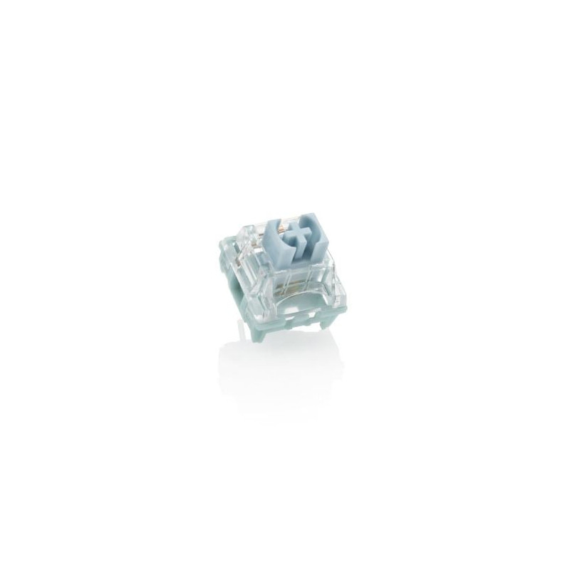 Switch meccanico ducky ttc bluish white 3-pin 110pz blu/bianco/trasparente