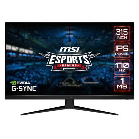 Monitor led 31.5'' msi g321q wide quad hd 2560x1440p/1ms/classe
