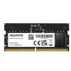 Ram dimm ddr5 32gb adata 4800mhz nero [ad5s480032g-s]