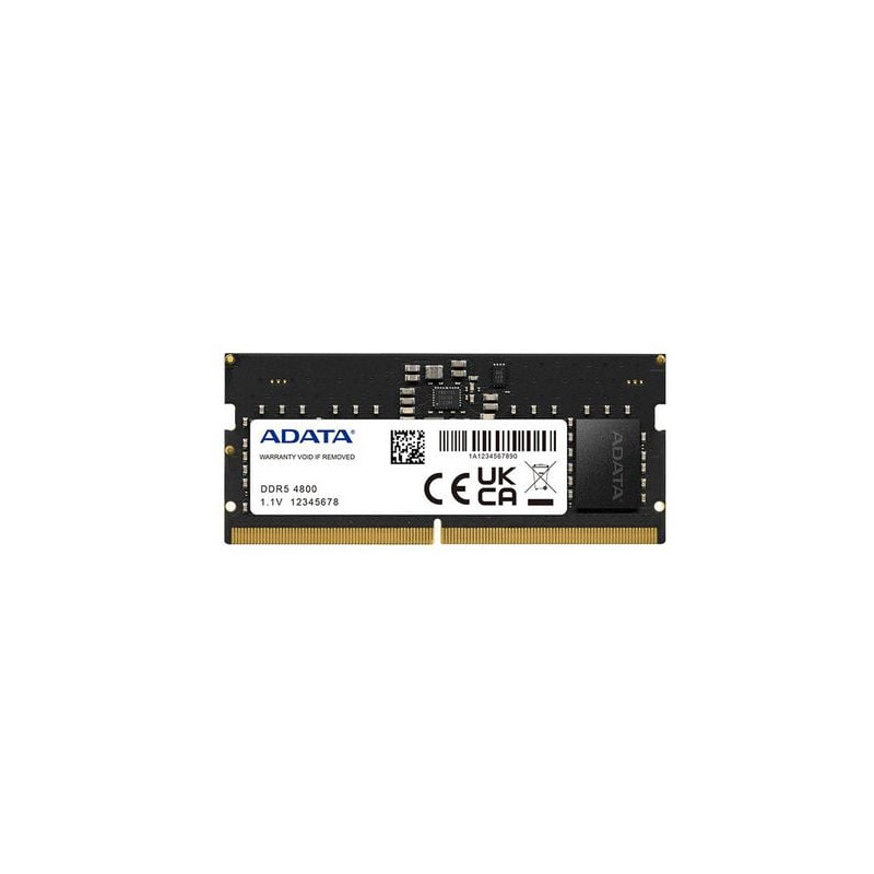 Ram dimm ddr5 32gb adata 4800mhz nero [ad5s480032g-s]