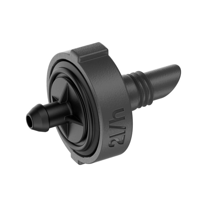 Gocciolatore gardena micro-drip-system 2l/h 25pz grigio scuro