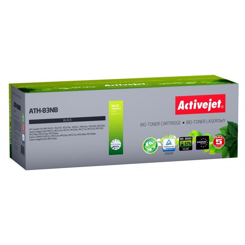 Toner activejet ath-83nb per stampanti hp/canon 1500pagine/nero