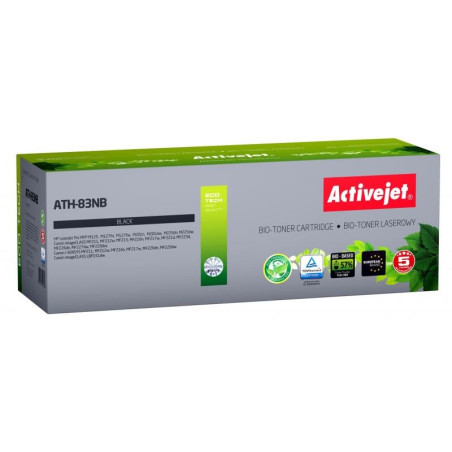 Toner activejet ath-83nb per stampanti hp/canon 1500pagine/nero