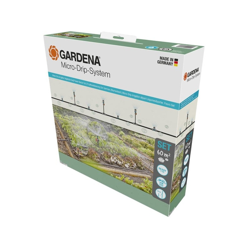 Starter set irrigazione gardena micro-drip-system per orto/aiuola