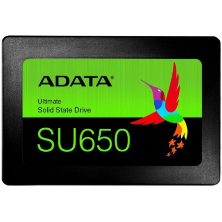 Ssd 1tb adata ultimate su650 2.5'' s3 3d tlc retail nero-verde