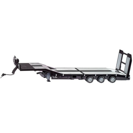 Giocattolo siku control rimorchio ribassato a 3 assi rc 1:32 nero/grigio