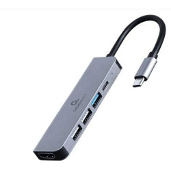 Hub usb gembird gembird a-cm-combo5-03 usb type-c