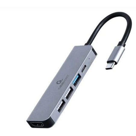 Hub usb gembird gembird a-cm-combo5-03 usb type-c