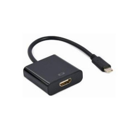 Adattatore video gembird usb-c a hdmi 4k 60hz 15cm nero [aigema000000038]