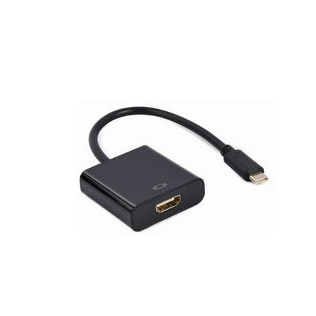 Adattatore video gembird usb-c a hdmi 4k 60hz 15cm nero [aigema000000038]
