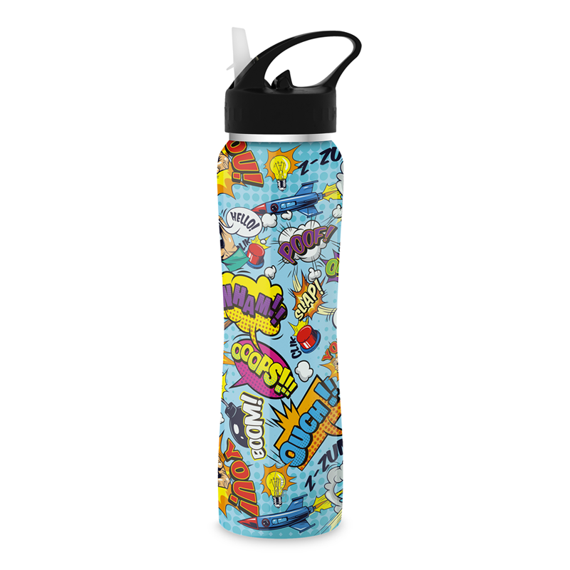 Bottiglia the steel bottle most wanted comic 500ml acciaio inossidabile