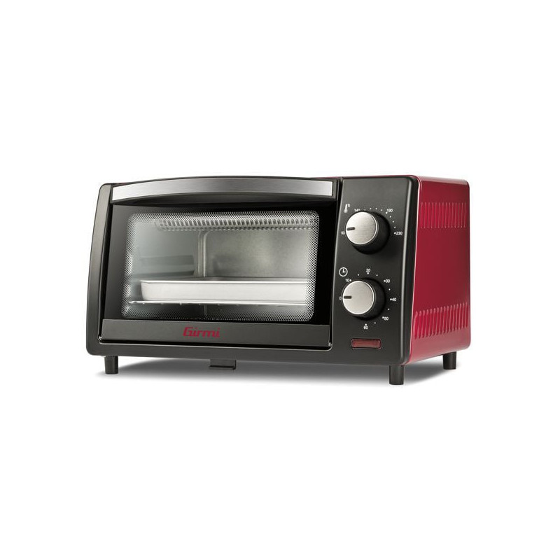 Forno elettrico girmi fe10 nero/rosso [fe1000]
