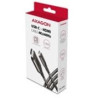 Cavo usb axagon usb-c/hdmi 2.0 4k/60hz/1.8 m nero [rvc-hi2mc]
