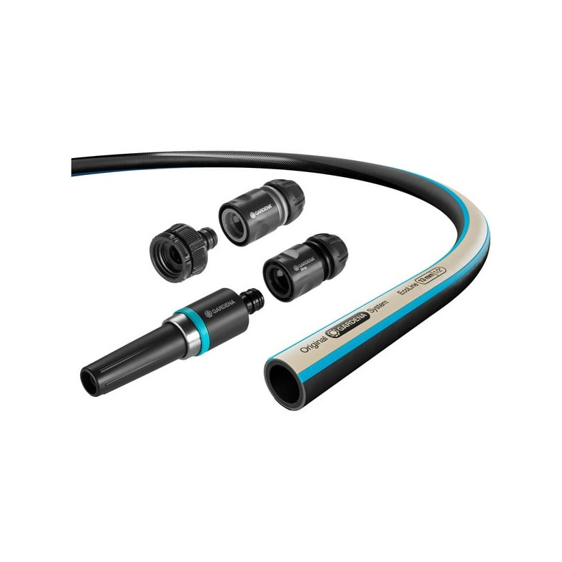 Tubo gardena ecoline 13mm 1/2" 20m nero/beige [18931-20]