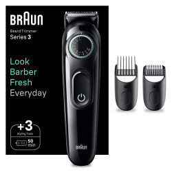Regolabarba braun bt3411 nero/verde vivace [bt3411]