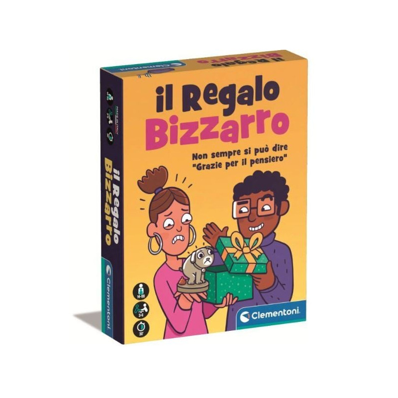 Giocattolo clementoni party game regalo bizzarro [16777]