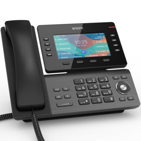 Telefono ip snom d862 nero [00004535]