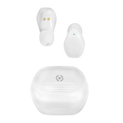 Auricolari celly flip2 wireless bluetooth5.3 bianco [flip2wh]