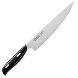 Coltello tescoma grandchef per affettare in acciaio inox 20cm argento/nero