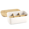 Scatola per bustine di te' tescoma coperchio bambu' 6 scomparti