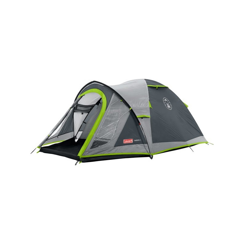 Tenda coleman darwin 3 plus a cupola per 3 persone grigio/verde [2176904]