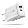 Alimentatore da rete axagon usb-a/usb-c 30w bianco [acu-pq30w]