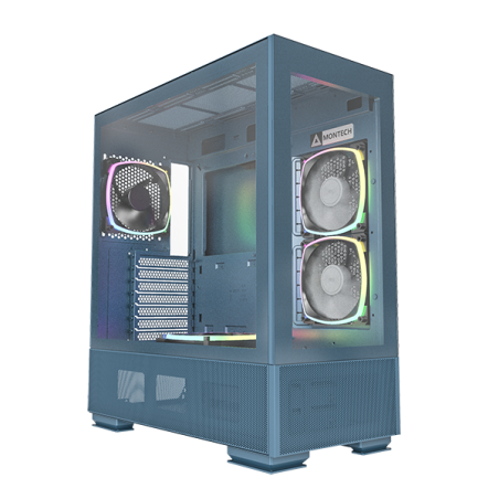 Case montech sky two, midi-tower supporto atx/micro-atx/mini-itx