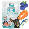 Cibo umido brit care mini salmone aringa sterilizzata per cani adulti