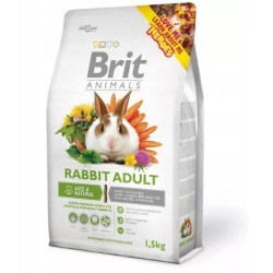 Mangime brit animals rabbit - cibo per cognili adulti 1.5kg