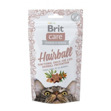 Mangime brit care cat snack hairball - snack semiumido per gatti