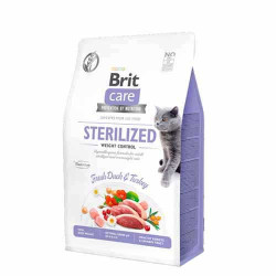 Mangime brit care grainfree sterilized weight control - cibo